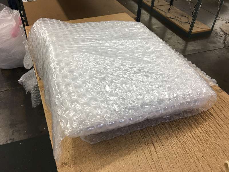 The discount used iMac is wrapped in many layers of bubble wrap for extra protection. 