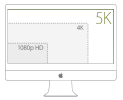 The cheap used Mid 2015 27-inch Retina 5K iMac has more pixels than a 4K HDTV.