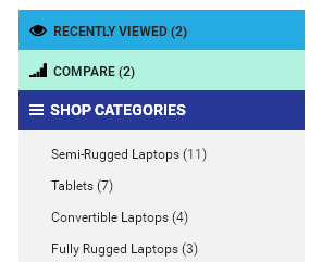 Click Compare to see the cheap refurbished Panasonic Toughbook models you have selected to compare.