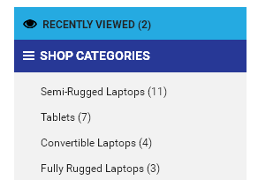 Use the Recently Viewed feature to go back to the refurbished Panasonic Toughbook laptops or tablets you have already looked at.